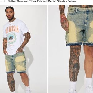 Fashion Nova Men’s denim shorts